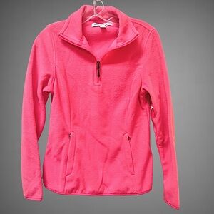 NWT Hot Pink Amazon Essentials Fleece Pullover Sz XS‎